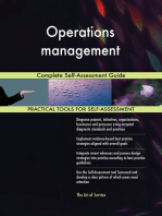 Operations management Complete Self-Assessment Guide