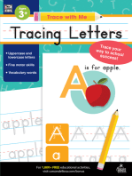 Trace with Me Tracing Letters