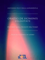 Oratio De Hominis Dignitate: Discorso sulla dignità dell'uomo