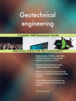Geotechnical engineering Complete Self-Assessment Guide