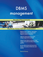 DBMS management Standard Requirements