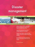 Disaster management Complete Self-Assessment Guide