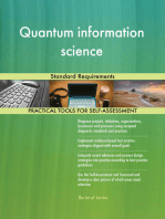 Quantum information science Standard Requirements