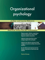 Organizational psychology A Clear and Concise Reference