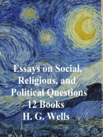H.G. Wells: 13 books on Social, Religious, and Political Questions