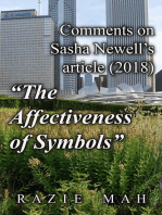 Comments on Sasha Newell's Article (2018) "The Affectiveness of Symbols"