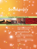 Social policy Complete Self-Assessment Guide
