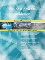 Business process validation Standard Requirements