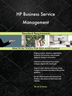 HP Business Service Management Standard Requirements
