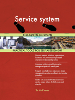 Service system Standard Requirements