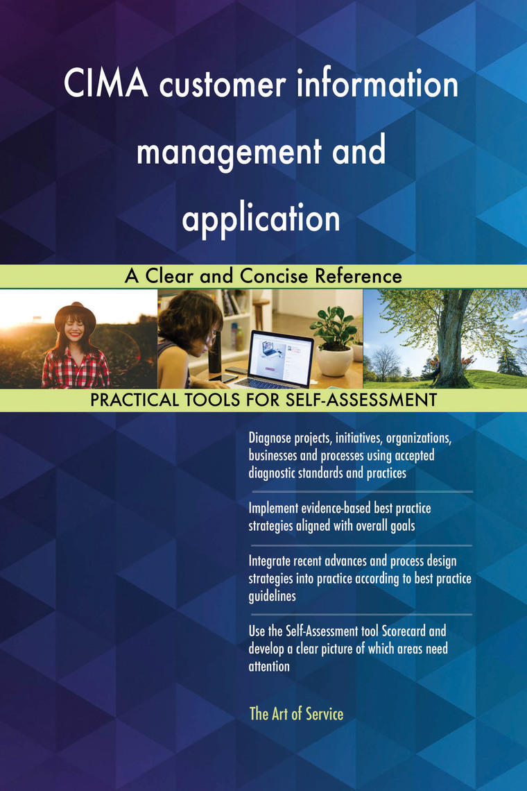 CIMA customer information management and application A Clear and ...