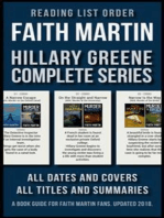 Reading List Order of Faith Martin Hillary Greene Series: [Design Edition] The complete Hillary Greene Reading Order and details of all 17 books (updated 2018)