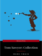 Tom Sawyer Complete Collection - 4 Books The Adventures of Tom Sawyer, Adventures of Huckleberry Finn, Tom Sawyer Abroad, Tom Sawyer, Detective.