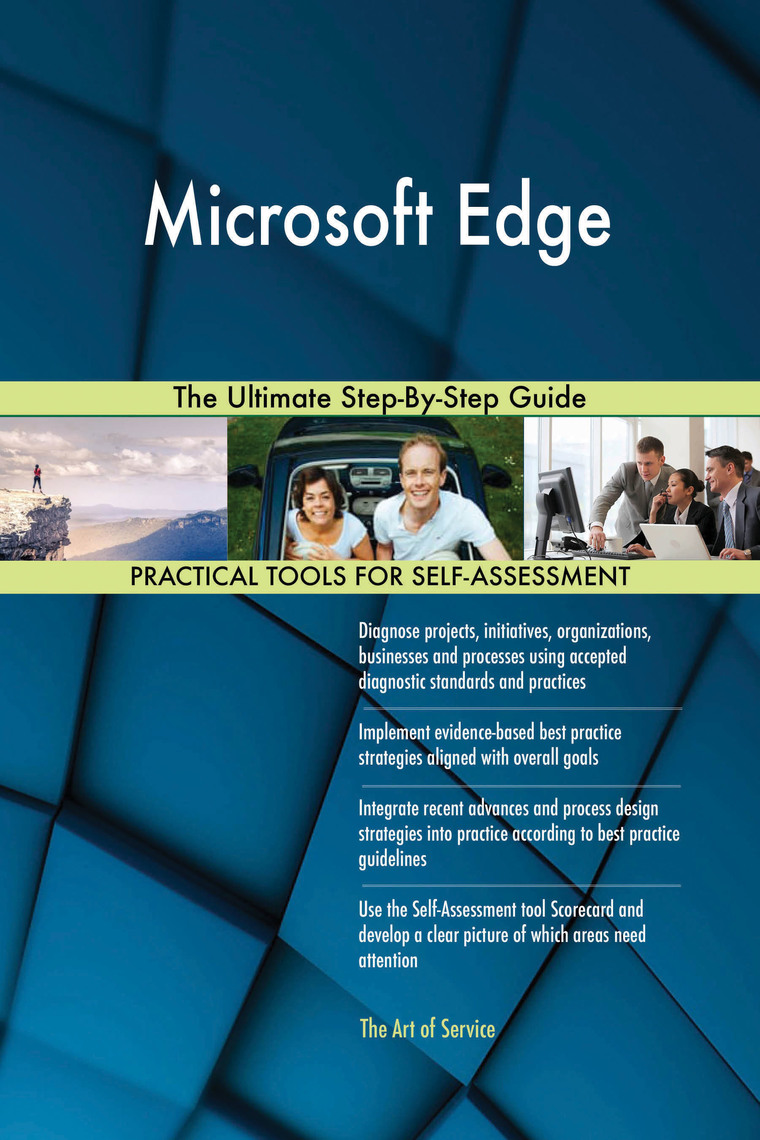 Microsoft Edge The Ultimate Step-By-Step Guide by Gerardus Blokdyk ...