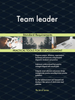 Team leader Standard Requirements