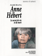 Anne Hébert: Le secret de vie et de mort