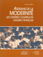Artisans de la modernité: Les centres culturels en Ontario français