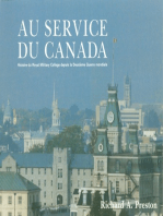 Au service du Canada: Histoire du Royal Military College depuis la Deuxième Guerre mondiale