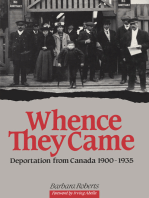 Whence They Came: Deportation from Canada 1900 - 1935