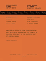 Analysis of Artifacts from Four Duke Point Area Sites, Near Nanaimo, B.C.: An Example of Cultural Continuity in the Southern Gulf of Georgia Region