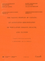 Native Peoples of Canada: An Annotated Bibliography of Population Biology, Health and Illness