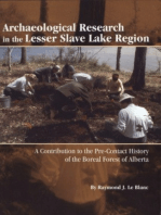 Archaeological Research in the Lesser Slave Lake Region: A Contribution to the Pre-Contact History of the Boreal Forest of Alberta