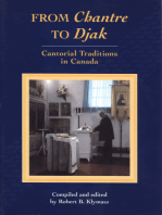 From chantre to djak: Cantorial traditions in Canada