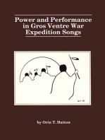 Power and performance in Gros Ventre war expedition songs