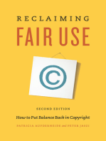 Reclaiming Fair Use: How to Put Balance Back in Copyright, Second Edition