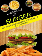 Cuisinons le burger: Les Meilleures Recettes de Burger de tous les temps