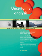 Uncertainty analysis Standard Requirements