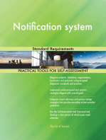 Notification system Standard Requirements