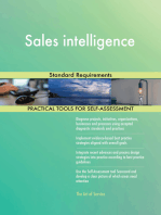 Sales intelligence Standard Requirements