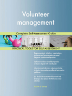 Volunteer management Complete Self-Assessment Guide