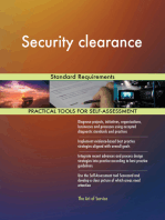 Security clearance Standard Requirements