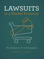 Lawsuits in a Market Economy: The Evolution of Civil Litigation