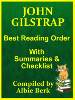 John Gilstrap: Best Reading Order - with Summaries & Checklist
