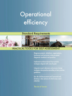 Operational efficiency Standard Requirements