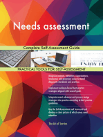 Needs assessment Complete Self-Assessment Guide