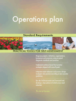 Operations plan Standard Requirements