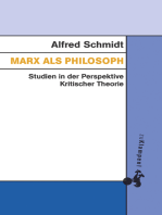 Marx als Philosoph: Studien in der Perspektive Kritischer Theorie