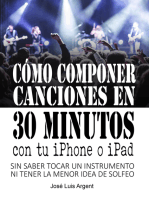 Cómo componer canciones en 30 minutos con tu iPhone o iPad (Con GarageBand, sin saber tocar un instrumento ni tener la mínima idea de solfeo)