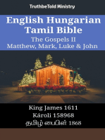 English Hungarian Tamil Bible - The Gospels II - Matthew, Mark, Luke & John: King James 1611 - Károli 1589 - தமிழ் பைபிள் 1868