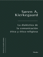 La dialéctica de la comunicación ética y ético-religiosa