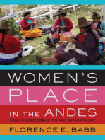 Women's Place in the Andes: Engaging Decolonial Feminist Anthropology