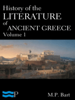 History of the Literature of Ancient Greece, Volume 1
