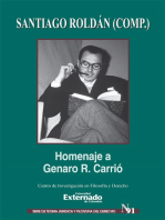 Homenaje a Genaro R. Carrió