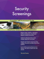 Security Screenings Complete Self-Assessment Guide