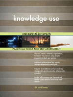 knowledge use Standard Requirements