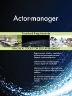 Actor-manager Standard Requirements